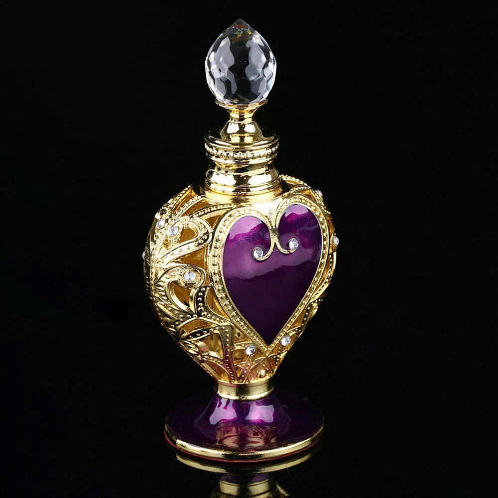 Vintage Collectible Perfume Bottles - Bouteille de parfum en cristal, couronne