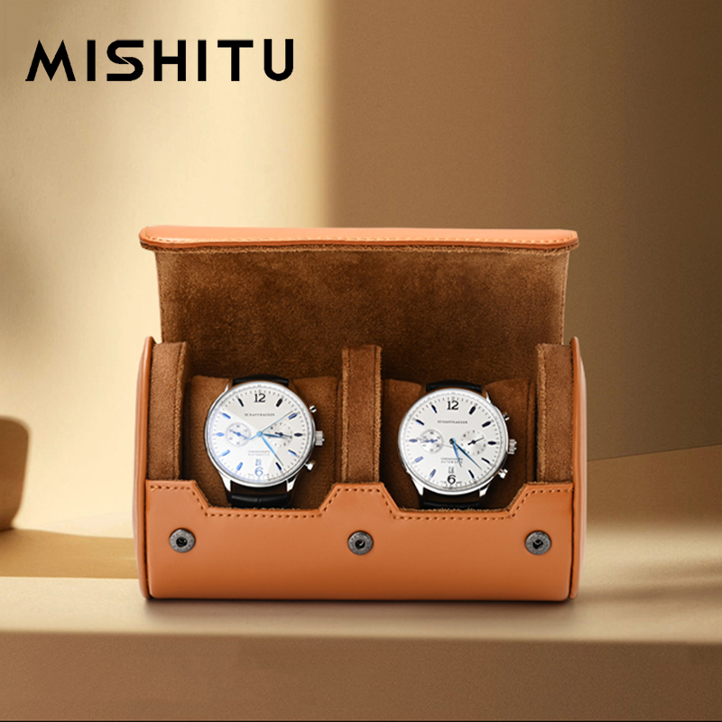 Vintage Jewelry Collection - MISHITU 1/2/3-slot montre stockage rouleau sac