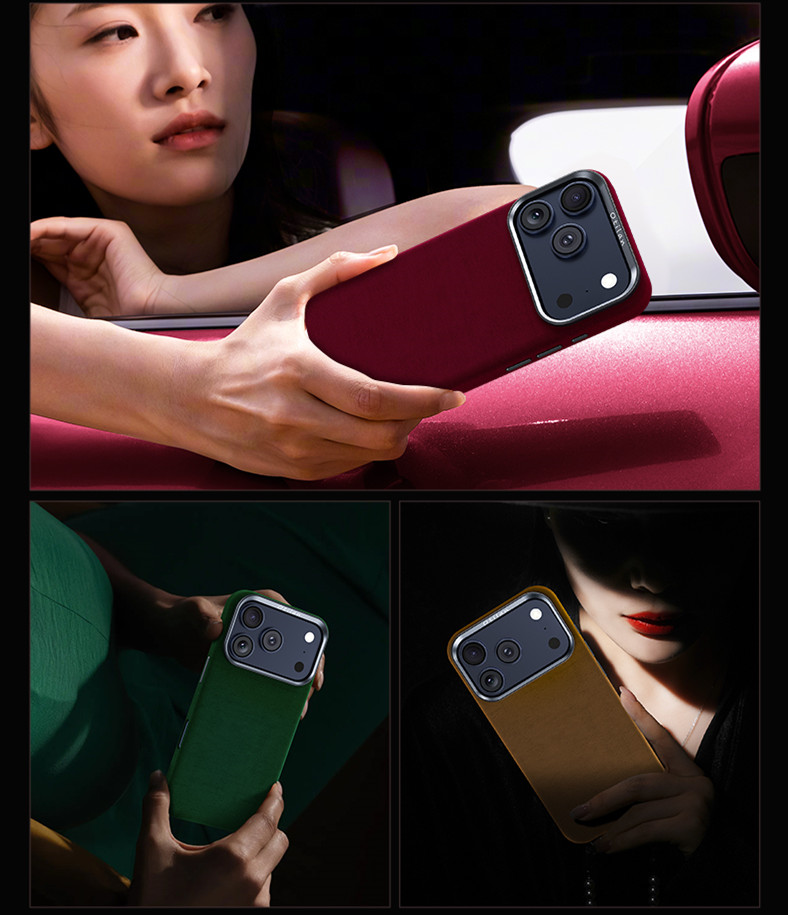 Camera Leather Case - Étui à Attraction magnétique en cuir