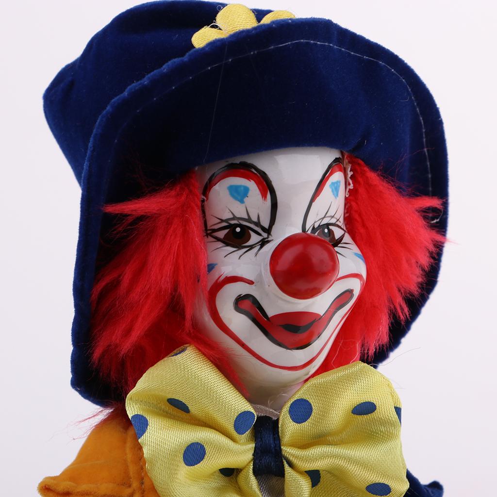 Vintage Collectible Porcelain Dolls - Poupée de clown en porcelaine vintage,