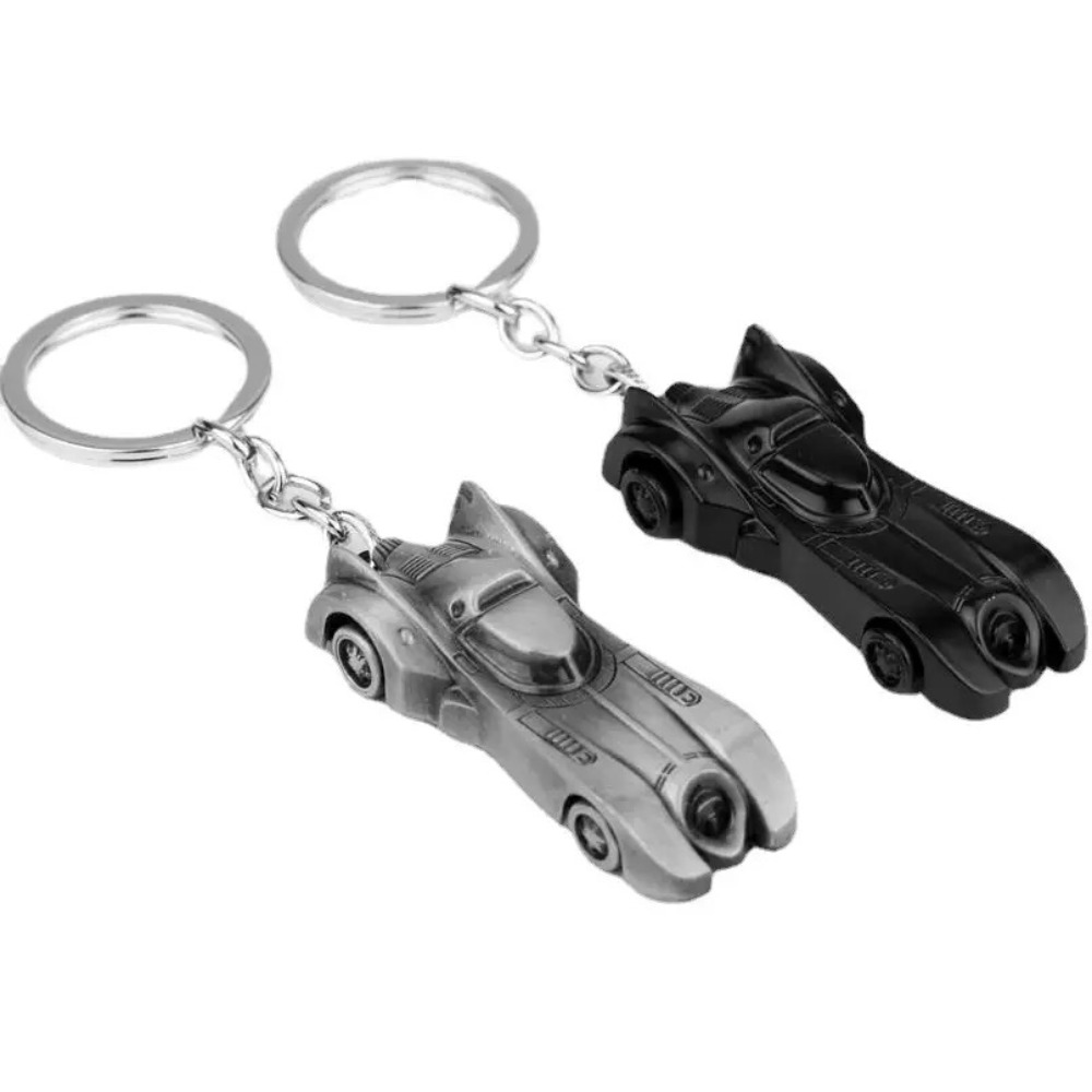 Vintage Collectible Show - Porte-clés pendentif chauve-souris argenté classique vintage