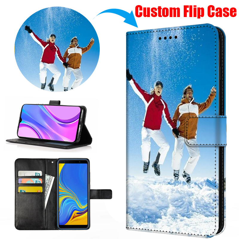 Camera Leather Case - Étui à rabat personnalisé avec porte-cartes