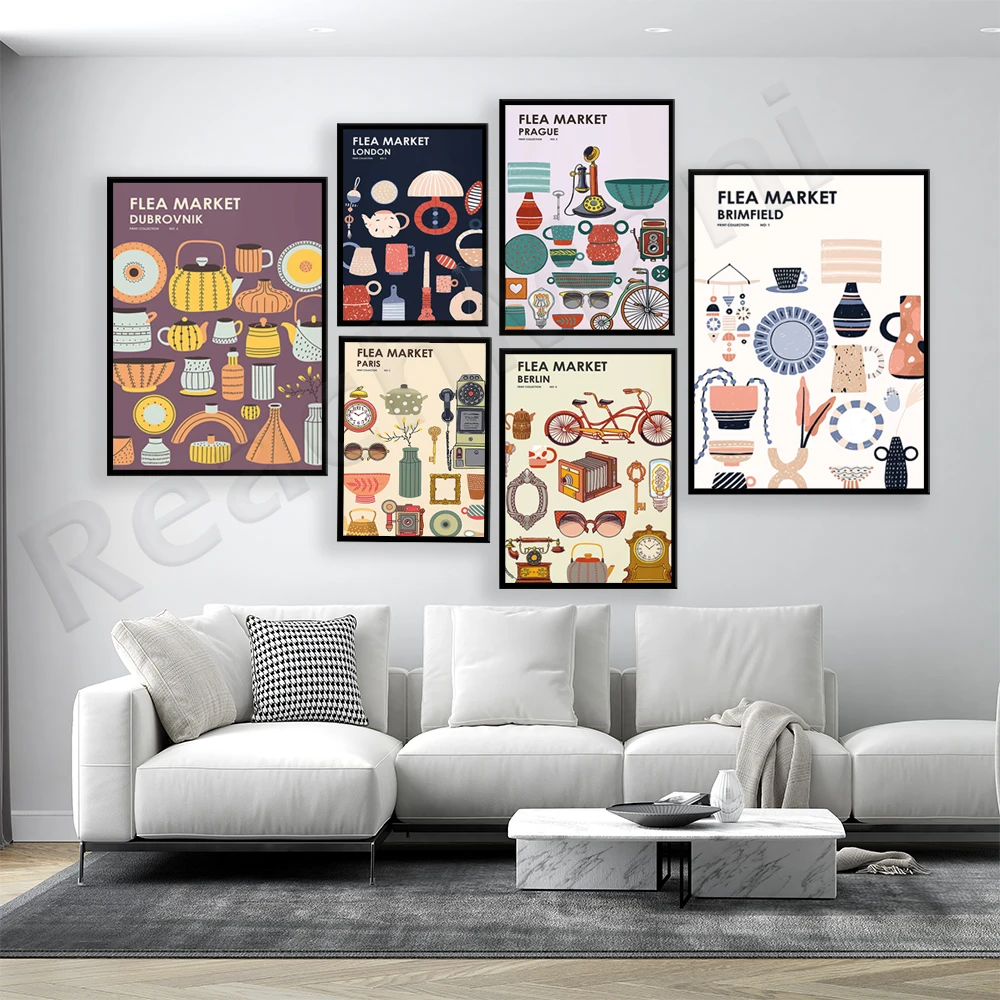 Collection d'imprimés de march - Vintage Collectible Market avis et prix
