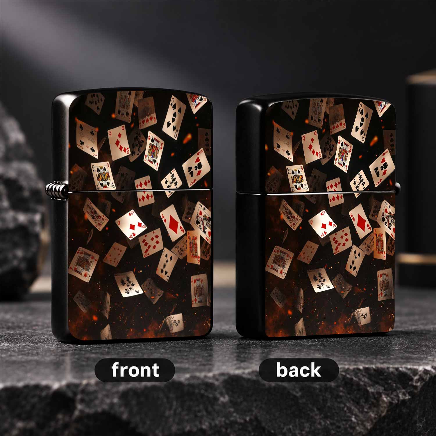 Briquet à thème poker avec mot - Vintage Collectible Playing Cards avis et prix