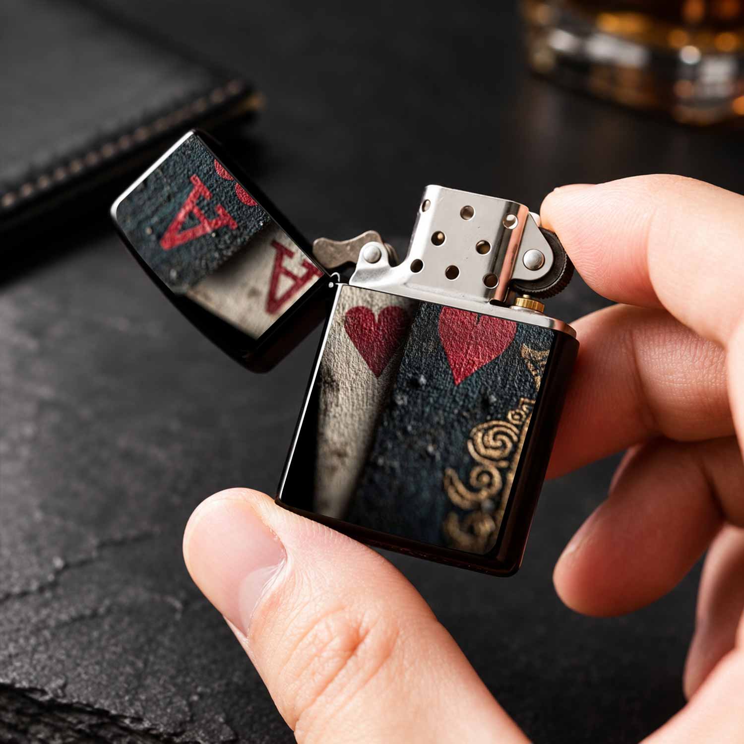Briquet à thème de cartes à jo - Vintage Collectible Playing Cards avis et prix