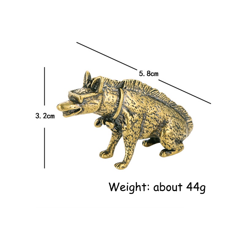 Statue Hyaenidae en laiton ave - Vintage Collectible Ornaments avis et prix