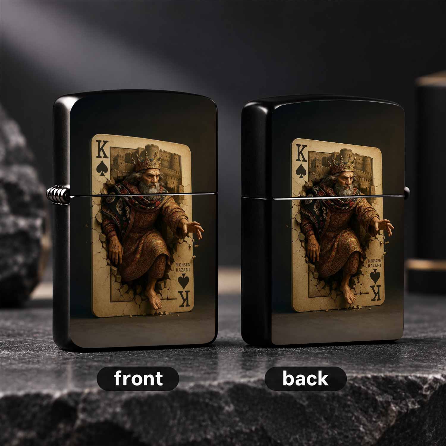 Briquet vintage en forme de ca - Vintage Collectible Playing Cards avis et prix