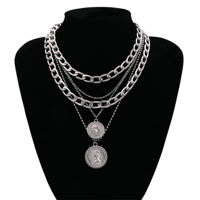 Collier vintage INS avec pende - Vintage Collectible Coins avis et prix