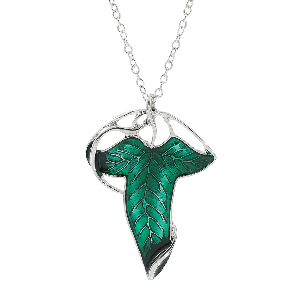 Collier pendentif feuille vert - Vintage Jewelry Collection avis et prix