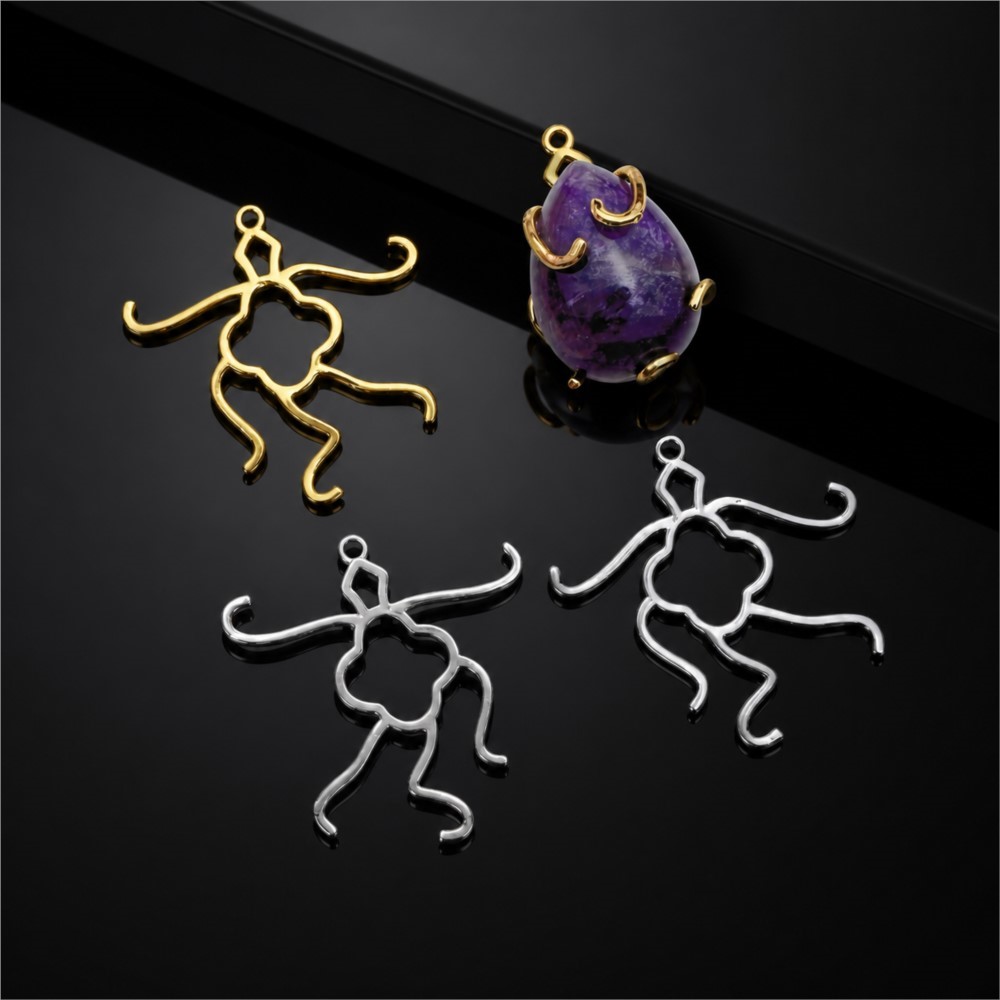 2 pièces de bases de pendentif - Vintage Collectibles For Sale avis et prix