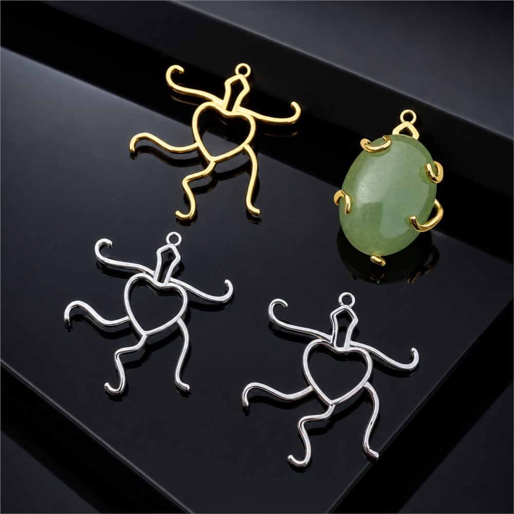 2 pièces de bases de pendentif - Vintage Collectibles For Sale avis et prix