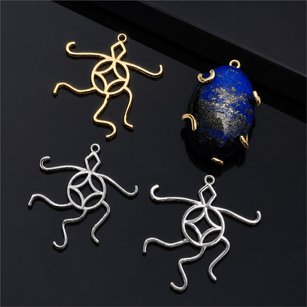2 pièces de bases de pendentif - Vintage Collectibles For Sale avis et prix