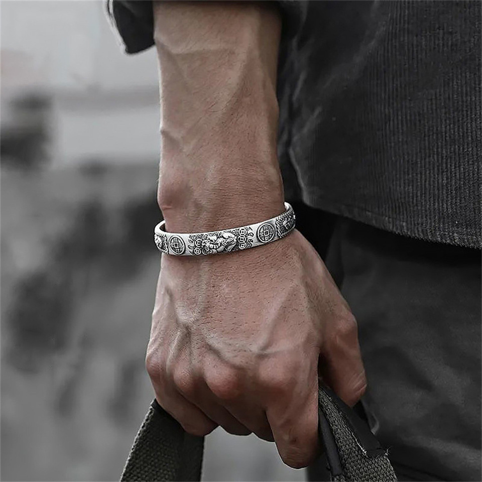 Bracelet Sutra en argent thaïl - Vintage Collectible Coins avis et prix