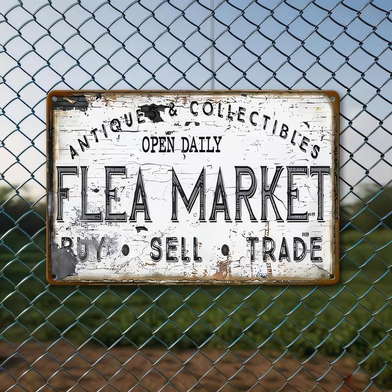 Plaque en métal vieillie de st - Vintage Collectible Market avis et prix