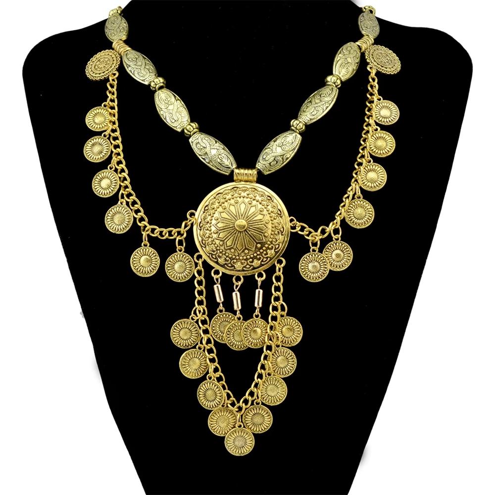 Ensemble Collier Choker Bohème - Vintage Collectible Coins avis et prix
